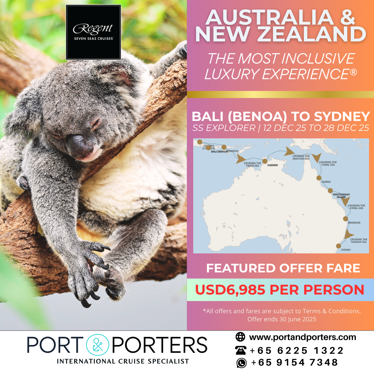 bali to sydney