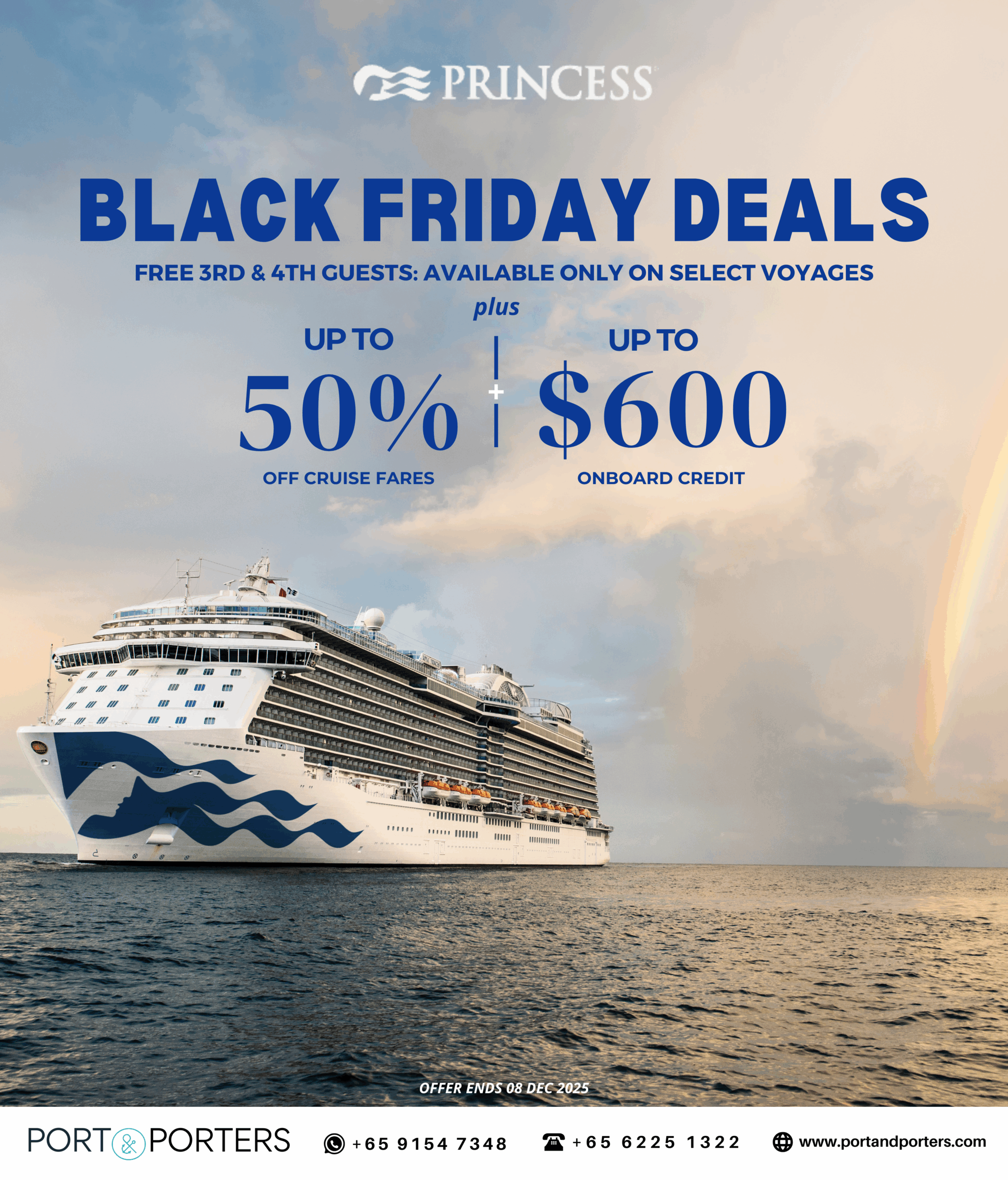 Princess Cruise - Black Friday Deals (3333 x 3900 px)