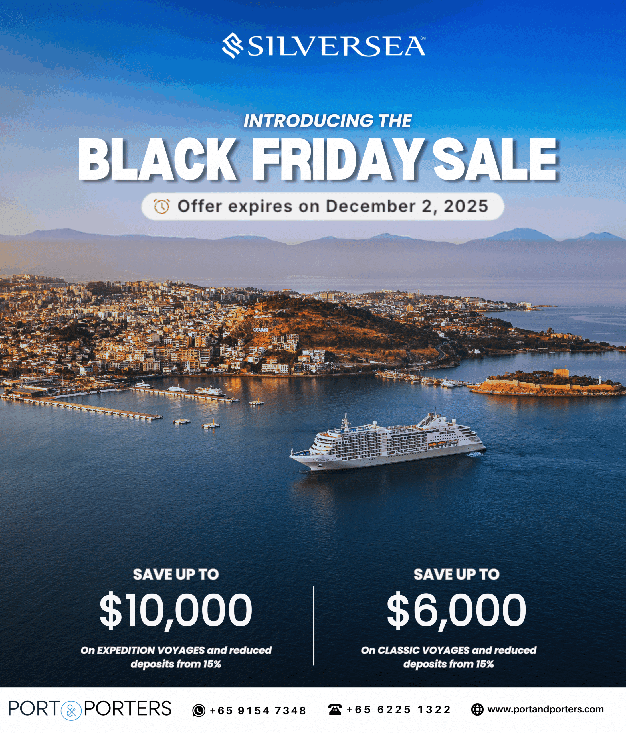 Silversea Cruise - Black Friday Sale (3333 x 3900 px)